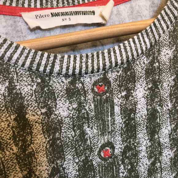 ANTHROPOLOGIE - Pilcro Short Sleeve Faux Sweater - Picture 2 of 3